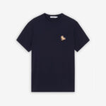 MAISON KITSUNE CHILLAX FOX PATCH TSHIRT BLACK SIZE XS