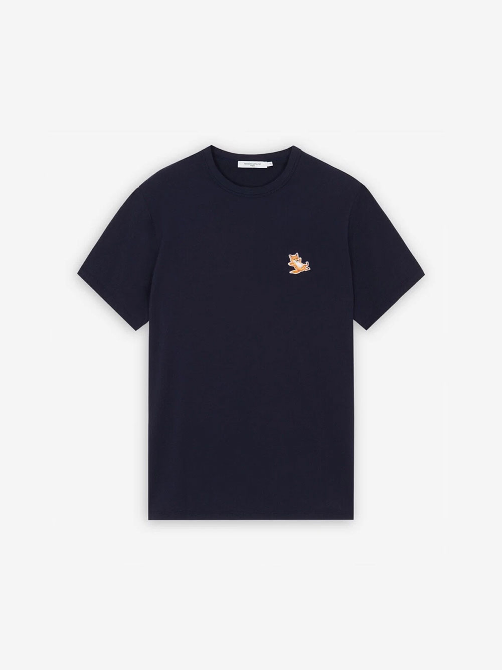 kitsune-t MAISON KITSUNE CHILLAX FOX PATCH TSHIRT BLACK SIZE XS - Image 1