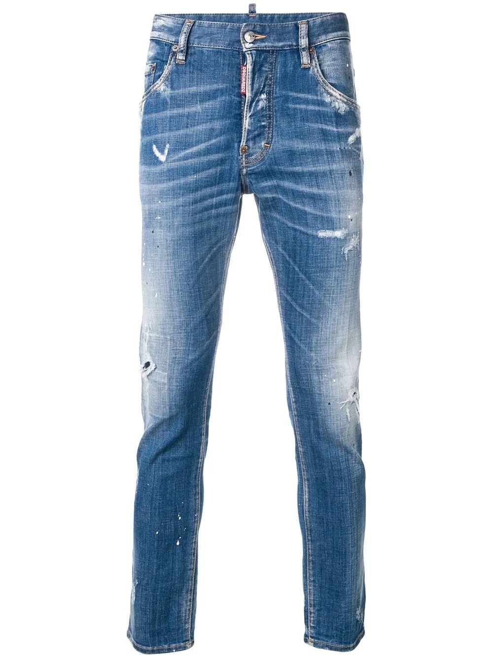 s-l1600 (1) DSQUARED2 PAINT SPLATTER SKATER JEANS - Image 1