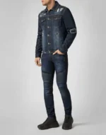 PHILIPP PLEIN STATEMENT DENIM JACKET - Image 7