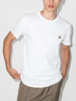 MAISON KITSUNE FOX HEAD PATCH TSHIRT WHITE SIZE 2XL - Image 2