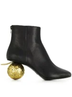 MM6 MAISON MARGIELA BALL GLITTER HEELED ANKLE BOOTS - Image 2