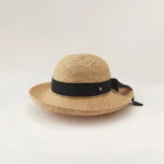 HELEN KAMINSKI NEWPORT SB RAFFIA HAT NATURAL/MIDNIGHT - Image 3