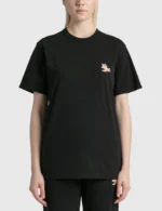 MAISON KITSUNE CHILLAX FOX PATCH TSHIRT BLACK SIZE XS - Image 5