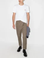 MAISON KITSUNE FOX HEAD PATCH TSHIRT WHITE SIZE 2XL - Image 4