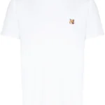 MAISON KITSUNE FOX HEAD PATCH TSHIRT WHITE SIZE 2XL