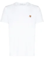 MAISON KITSUNE FOX HEAD PATCH TSHIRT WHITE SIZE 2XL