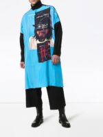 YOHJI YAMAMOTO PORTRAIT AND TEXT PRINT SHIRT - Image 2