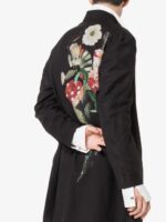 YOHJI YAMAMOTO BACK GRAPHIC WOOL LONG JACKET - Image 4