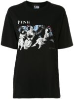 Y'S BY YOHJI YAMAMOTO PINK ANGEL PRINT TSHIRT