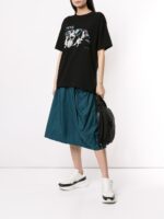 Y'S BY YOHJI YAMAMOTO PINK ANGEL PRINT TSHIRT - Image 4