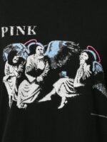 Y'S BY YOHJI YAMAMOTO PINK ANGEL PRINT TSHIRT - Image 5