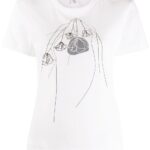 Y'S BY YOHJI YAMAMOTO FLOWER PRINT TSHIRT