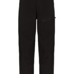 YOHJI YAMAMOTO GABARDINE SIDE BUTTON CROPPED PANTS