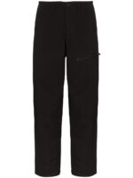 YOHJI YAMAMOTO GABARDINE SIDE BUTTON CROPPED PANTS