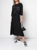 Y'S BY YOHJI YAMAMOTO EMBROIDERED LOGO TSHIRT - Image 2