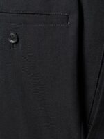 YOHJI YAMAMOTO GABARDINE SIDE BUTTON CROPPED PANTS - Image 5
