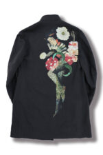 YOHJI YAMAMOTO BACK GRAPHIC WOOL LONG JACKET - Image 10