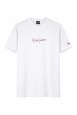 YOHJI YAMAMOTO X NEW ERA EMBROIDERED LOGO TSHIRT