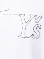 Y'S BY YOHJI YAMAMOTO EMBROIDERED LOGO TSHIRT - Image 5
