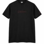 YOHJI YAMAMOTO X NEW ERA EMBROIDERED LOGO TSHIRT