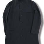 YOHJI YAMAMOTO BACK GRAPHIC WOOL LONG JACKET