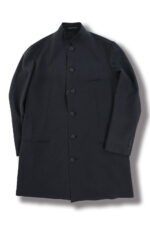 YOHJI YAMAMOTO BACK GRAPHIC WOOL LONG JACKET