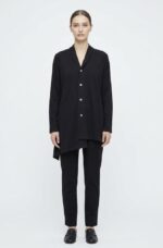 Y'S BY YOHJI YAMAMOTO LONG SLEEVE UNBALANCED SHIRT - Image 2