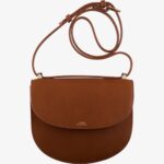 A.P.C. GENEVE LEATHER CROSSBODY BAG
