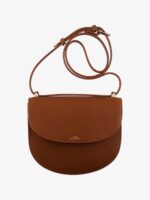 A.P.C. GENEVE LEATHER CROSSBODY BAG