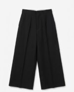 Y'S BY YOHJI YAMAMOTO 9/10 LENGTH CULOTTES GABARDINE PANTS