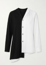 Y'S BY YOHJI YAMAMOTO LONG SLEEVE UNBALANCED SHIRT