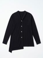 Y'S BY YOHJI YAMAMOTO LONG SLEEVE UNBALANCED SHIRT